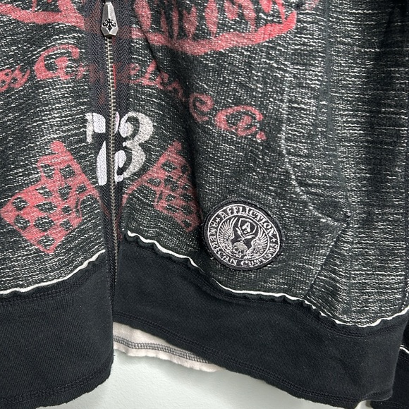 Affliction Reversible Zip Up Hoodie - Picture 4 of 10